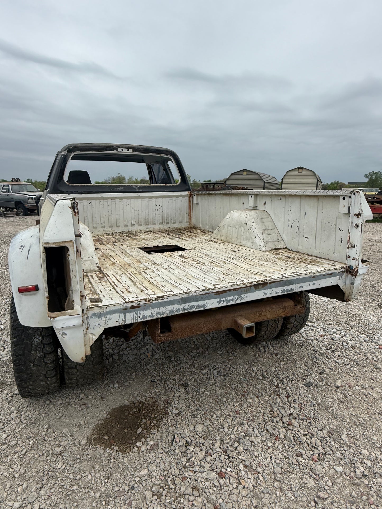 White Dually Bed (Local Pickup Item)