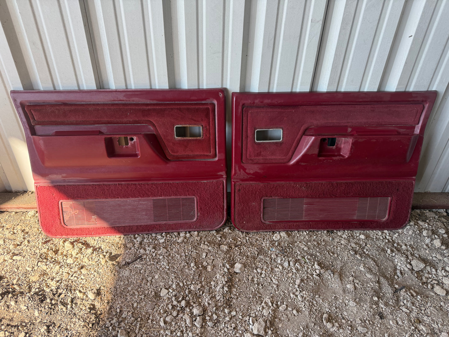 Door Panel Set Red Dodge Ram Cummins Auto