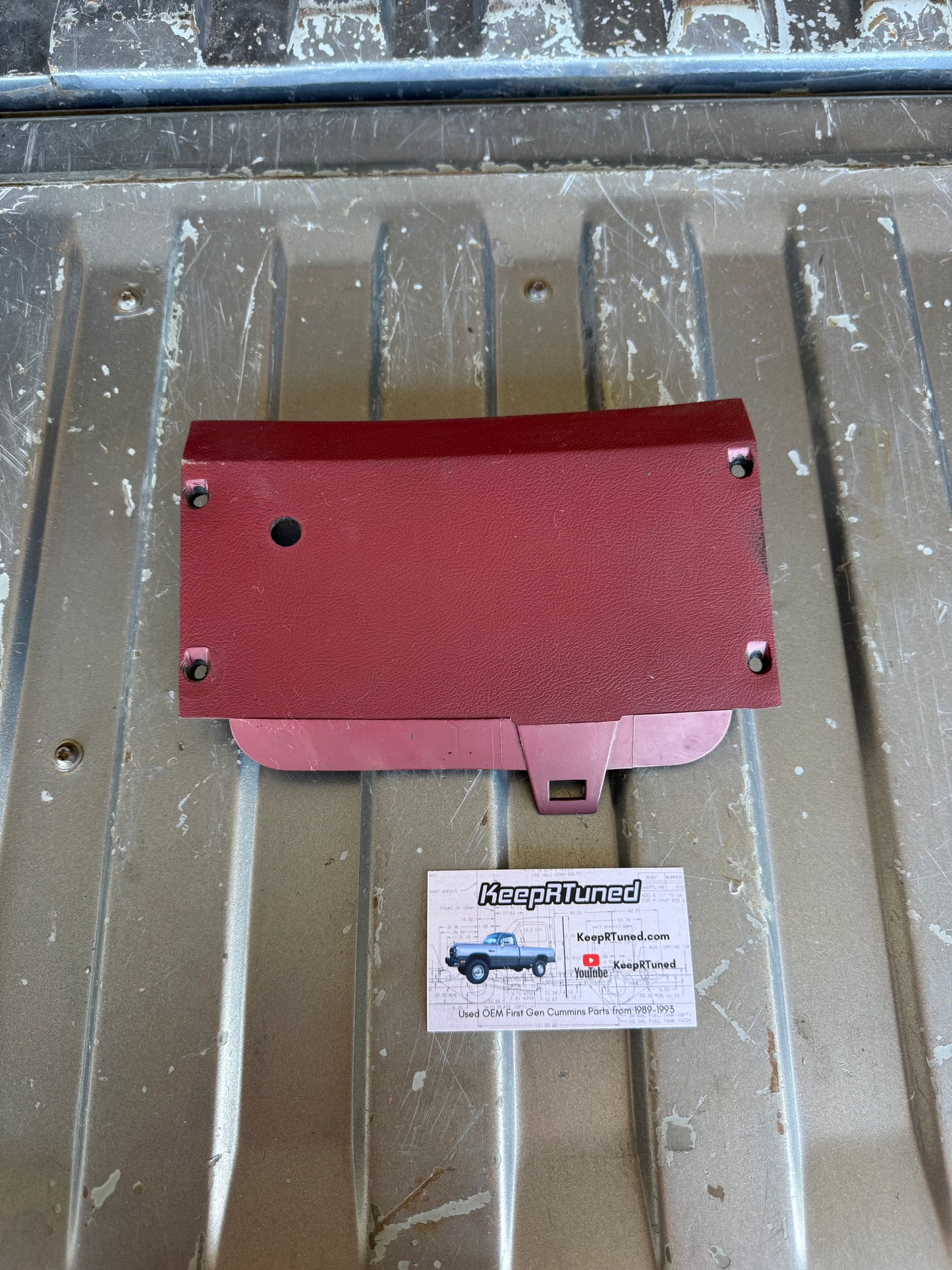 Trim - Fuse Box Holder Red 1st Gen Cummins