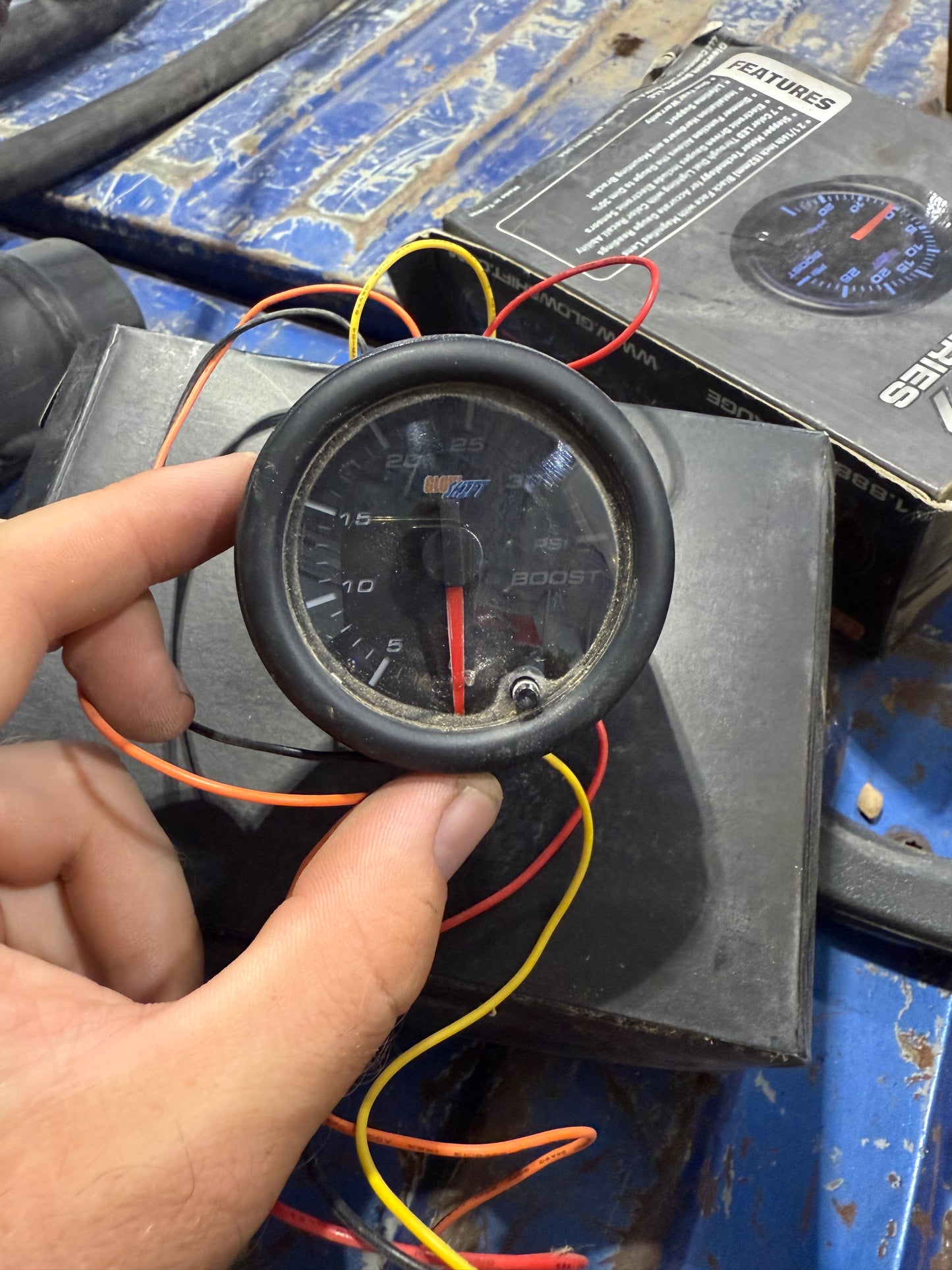 Pillar Pod With Gauges (See Pictures) Glowshift EGT / Boost