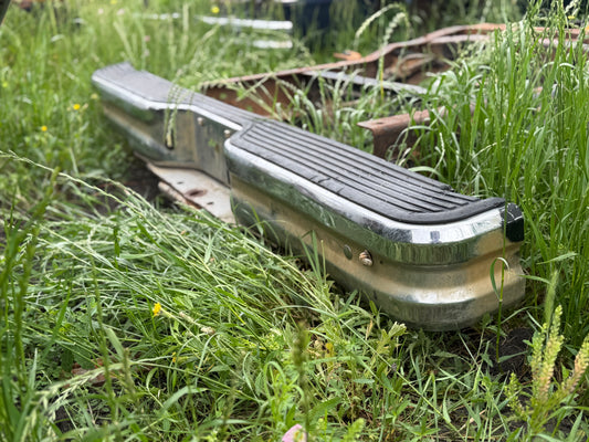 Rear Chrome Step Pad Bumper First Gen Cummins 91-93 (Local Pickup or Extra for Freight)