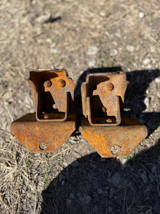 Front Leaf Spring Hangar Set (Front 2 Hangars) First Gen Cummins 89-93 Dodge Ram w250 w350