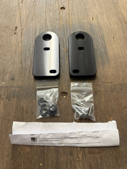 91.5-93 Anodized Billet
Aluminum Radiator Support
Brackets 12 Valve Cummins 89-93 First Gen Cummins