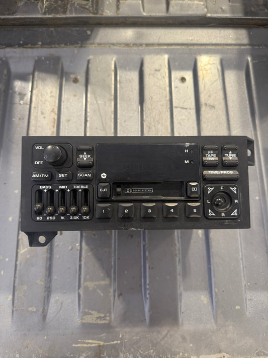 Radio With Tape Player 89-93 1st Gen Cummins