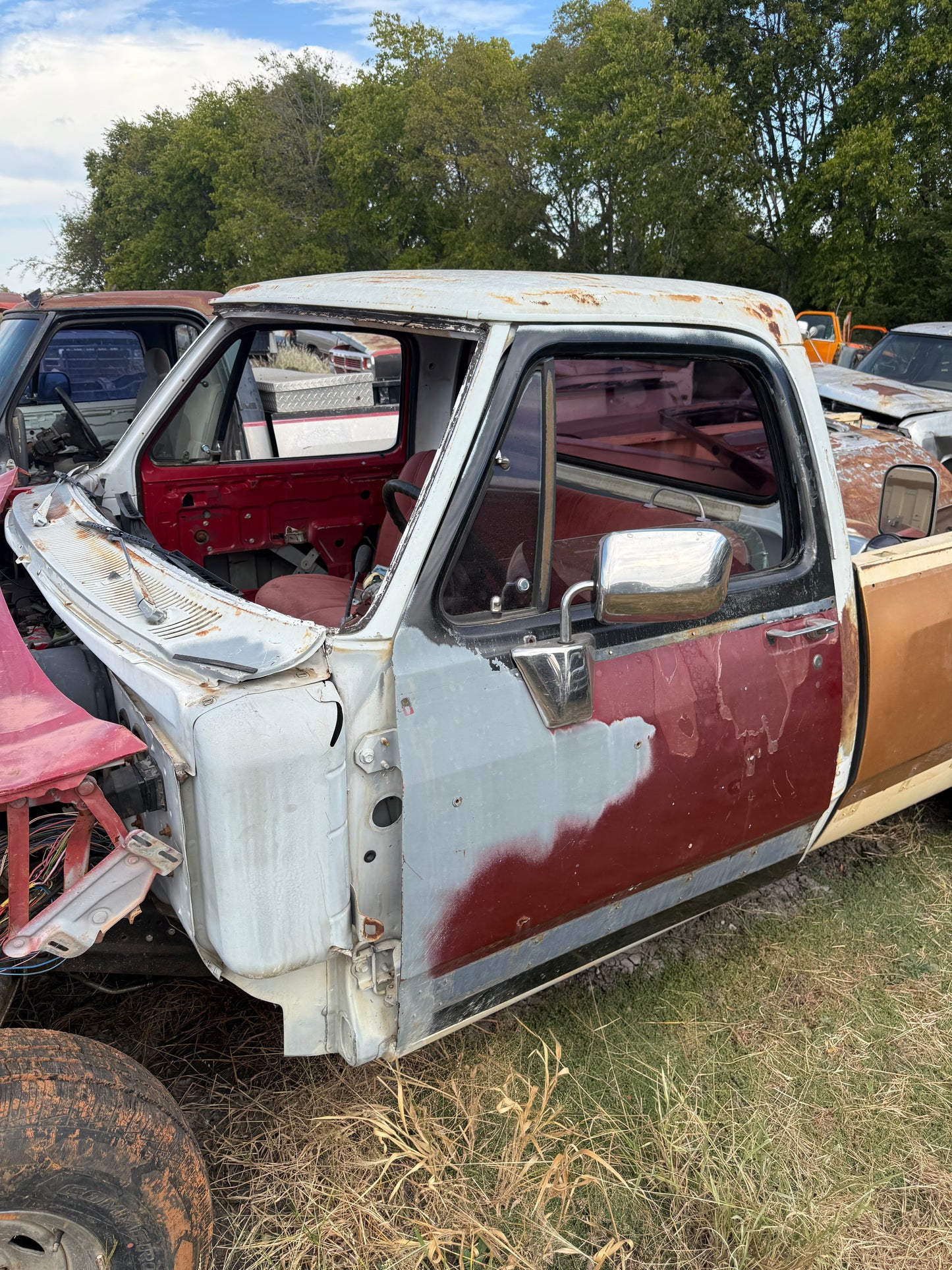 White single Cab Gutted 1st Gen Cummins 89-93