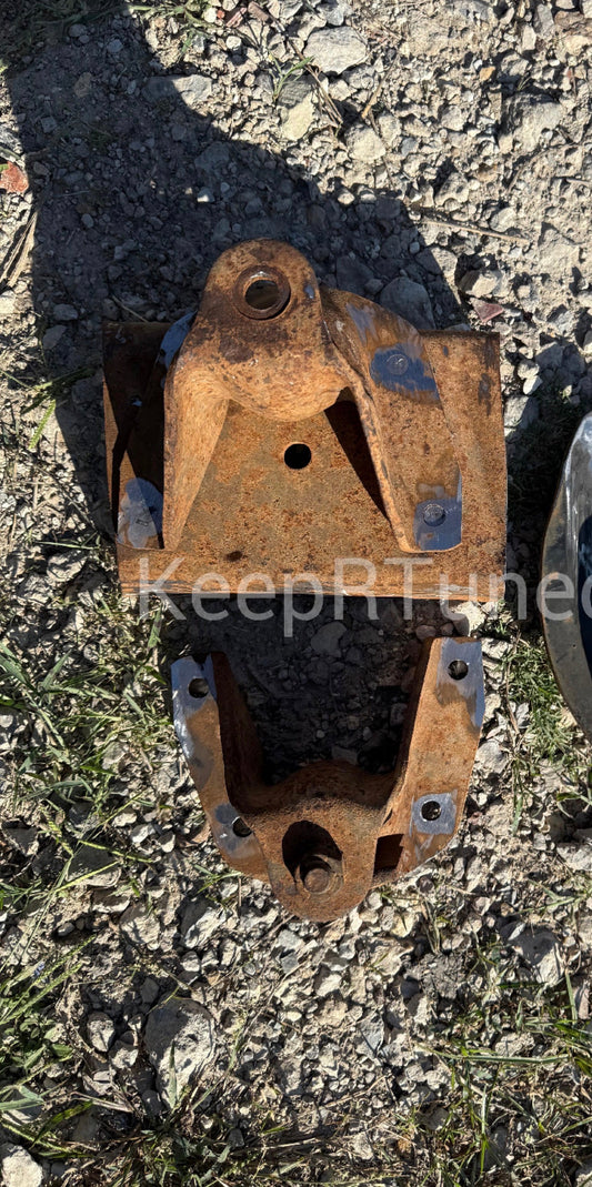 Rear Leaf Spring Hangars (Front 2 hangars from the rear of the vehicle)