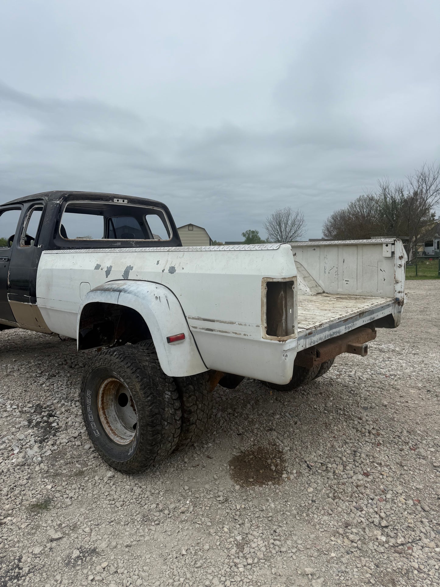 White Dually Bed (Local Pickup Item)