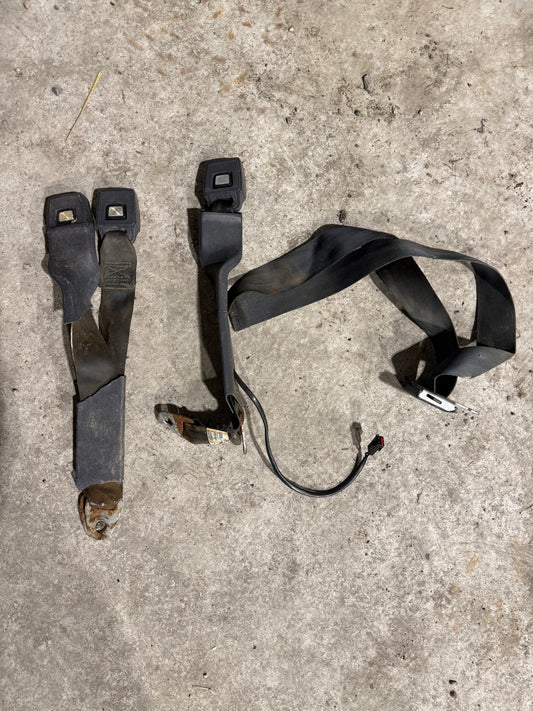 Seatbelt Seat Belt Grey Front Two