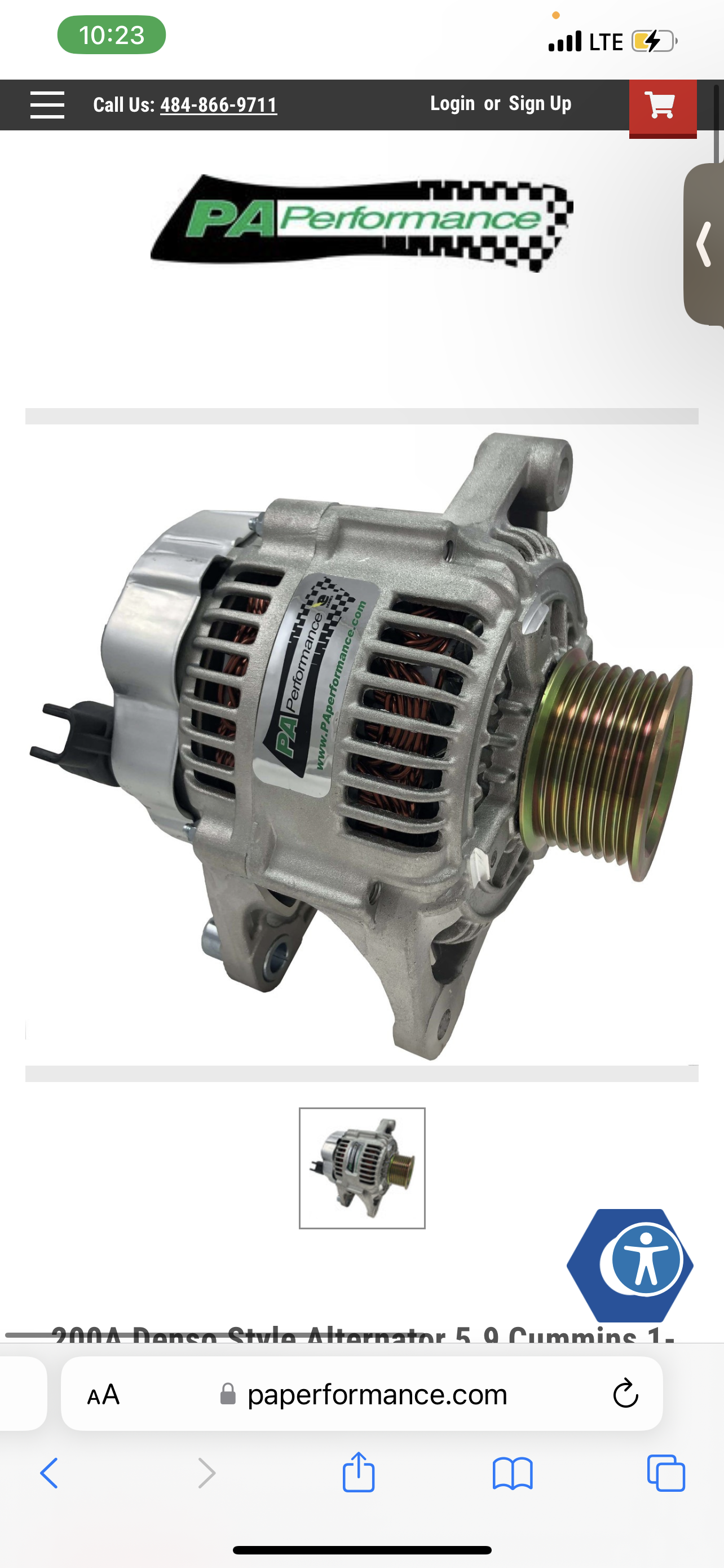 PA Performance One Wire Alternator