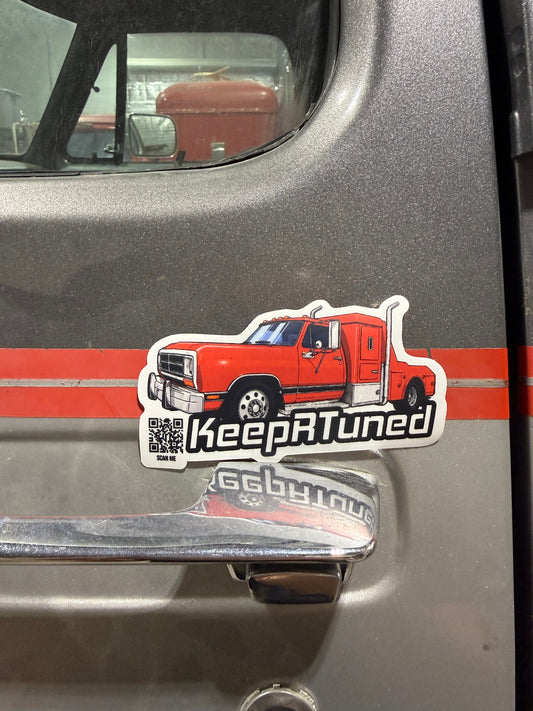 Window Decal Rare Mini Semi