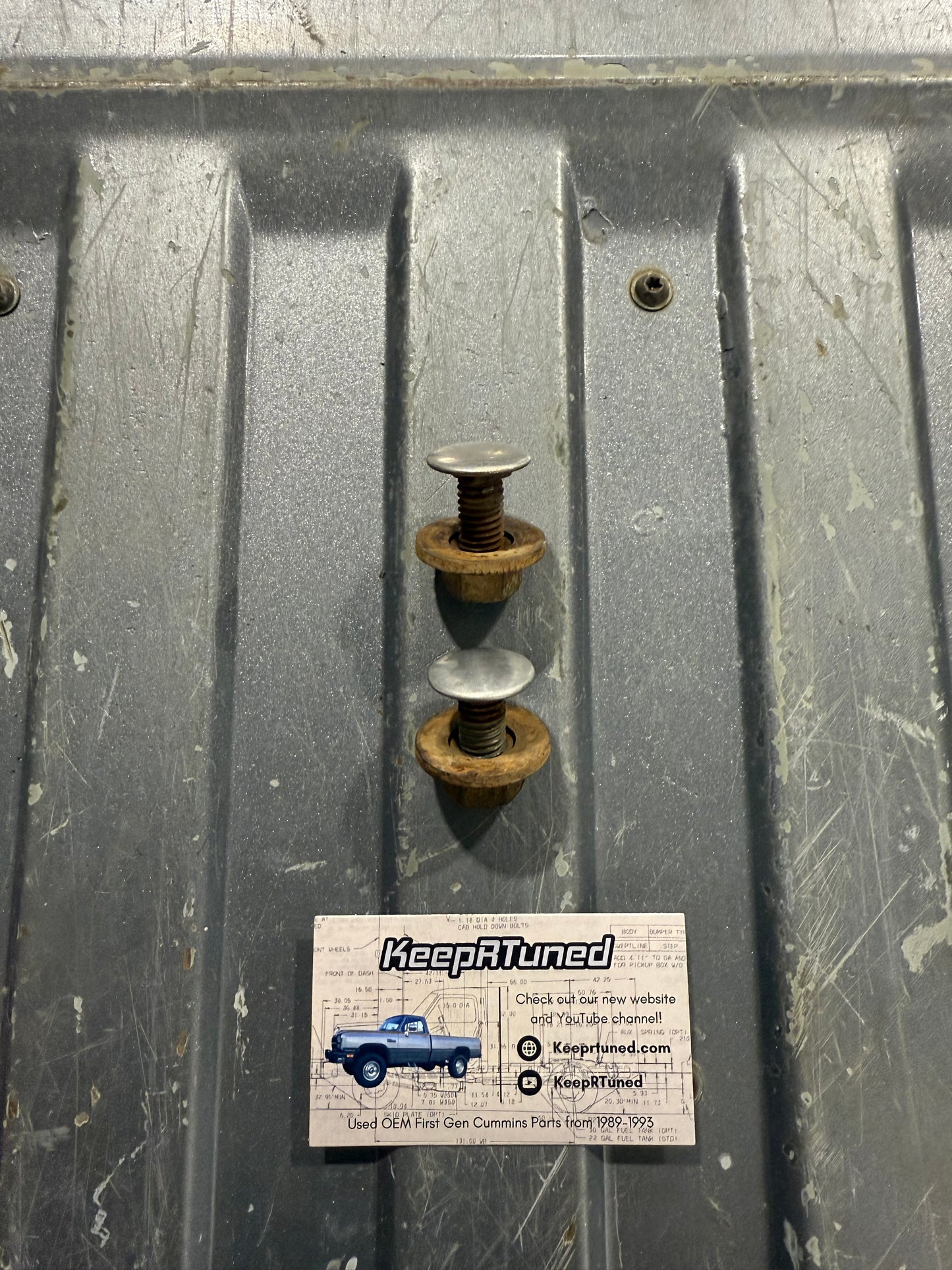 Front Bumper Bolts Chrome (Pair of 2)