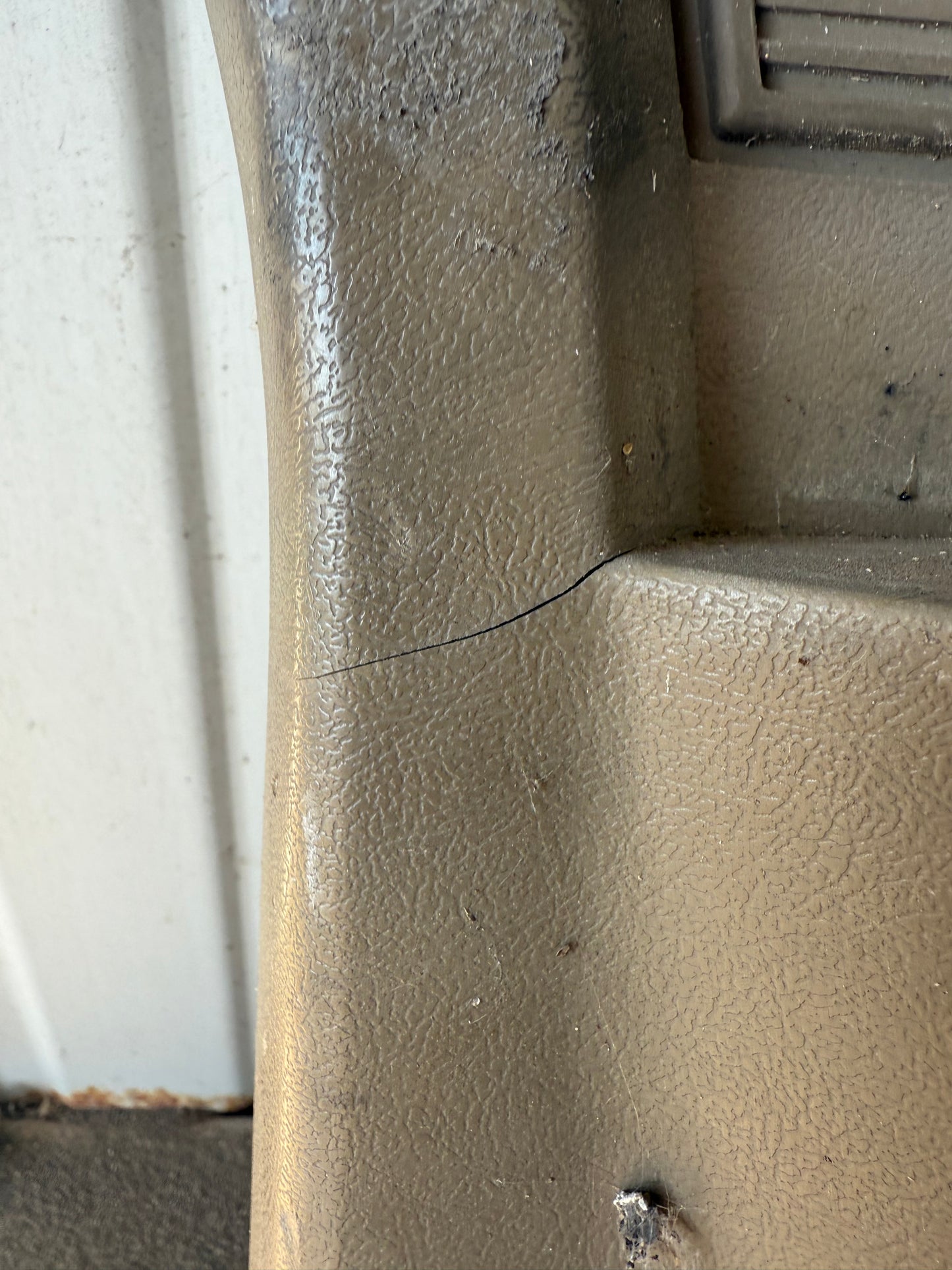 Door Panel Light Tan Drivers Side 84-93 Dodge Ram 1st Gen Manual