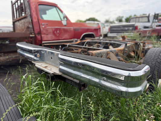 Rear Chrome Step Pad Bumper First Gen Cummins 91-93 (Local Pickup or Extra for Freight)