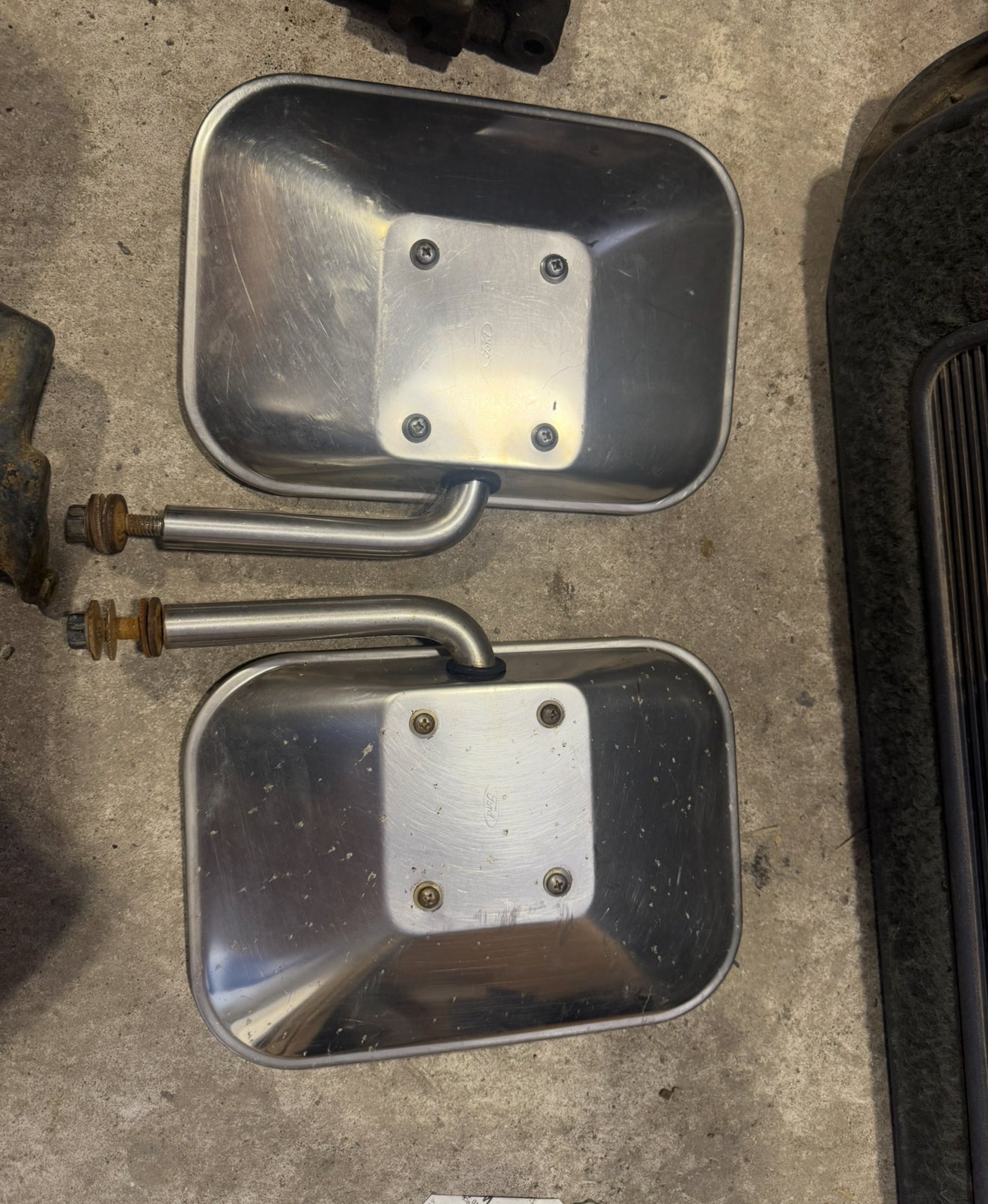 Tow Mirror Set Good Mirrors 1st Gen Cummins 89-93 Dodge Ram