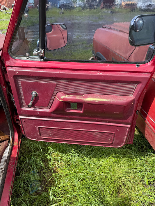 Manual Door Panel Set Red