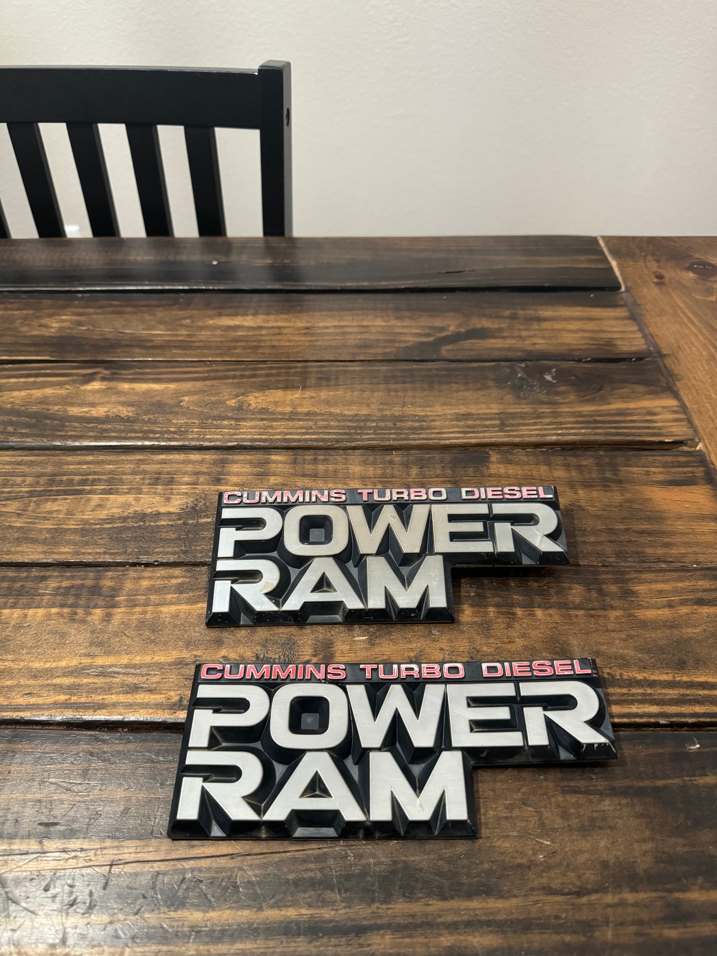 Emblem - Power Ram 4x4 Cummins 89-90 Pair