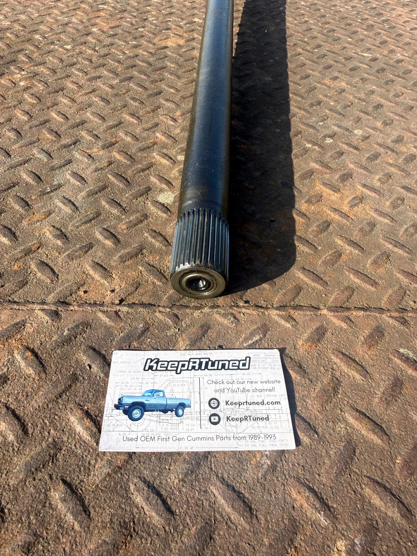 Dana 70 Rear End Single Wheel Axle Shaft First Gen Cummins 89-93 Dodge Ram