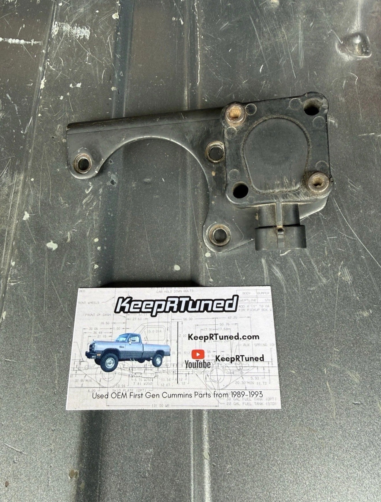 TPS Sensor And Mount Bracket 1st gen cummins