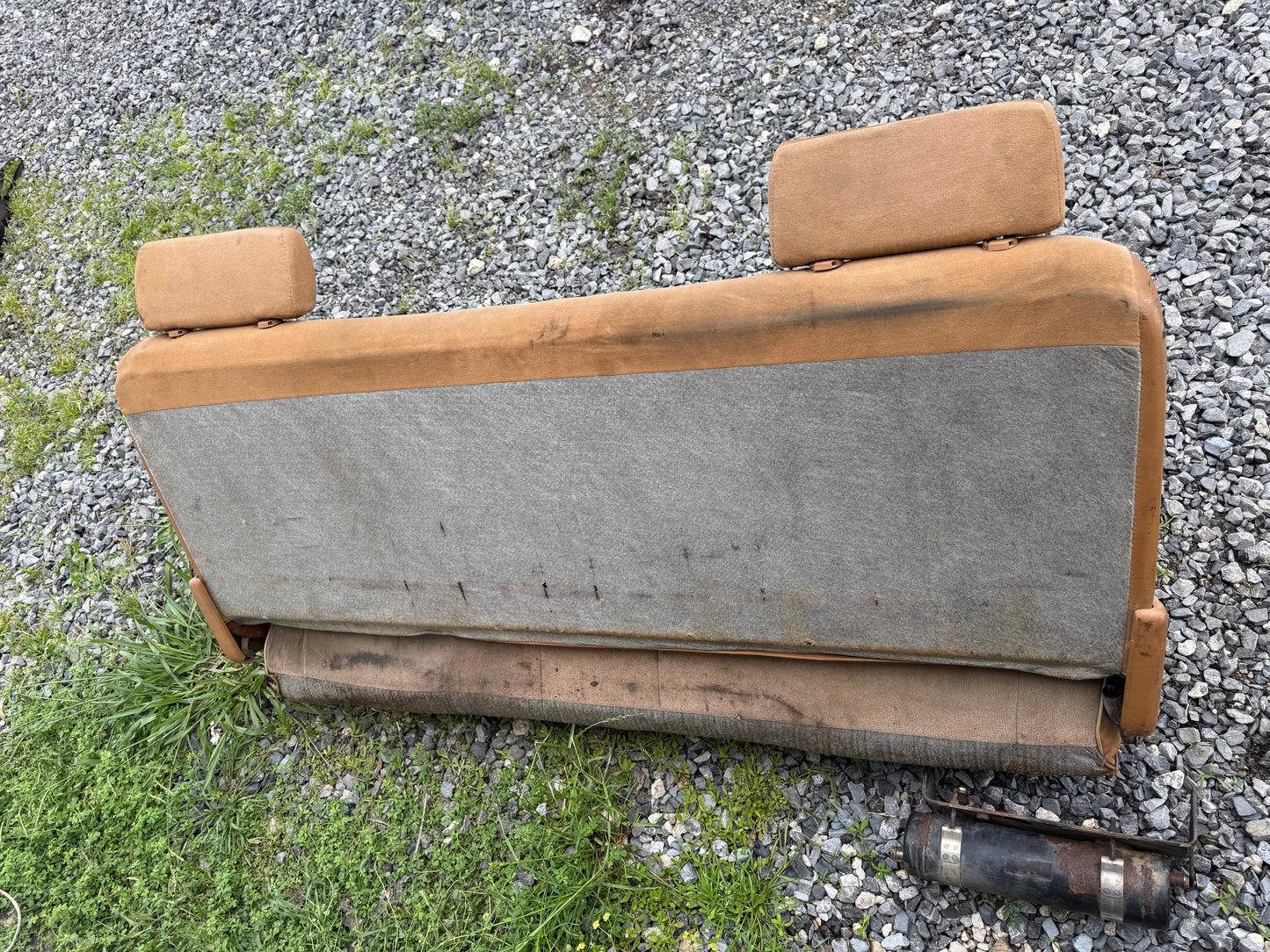 Spice Tan Bench Seat 89-90 (Local pickup or extra for shipping)