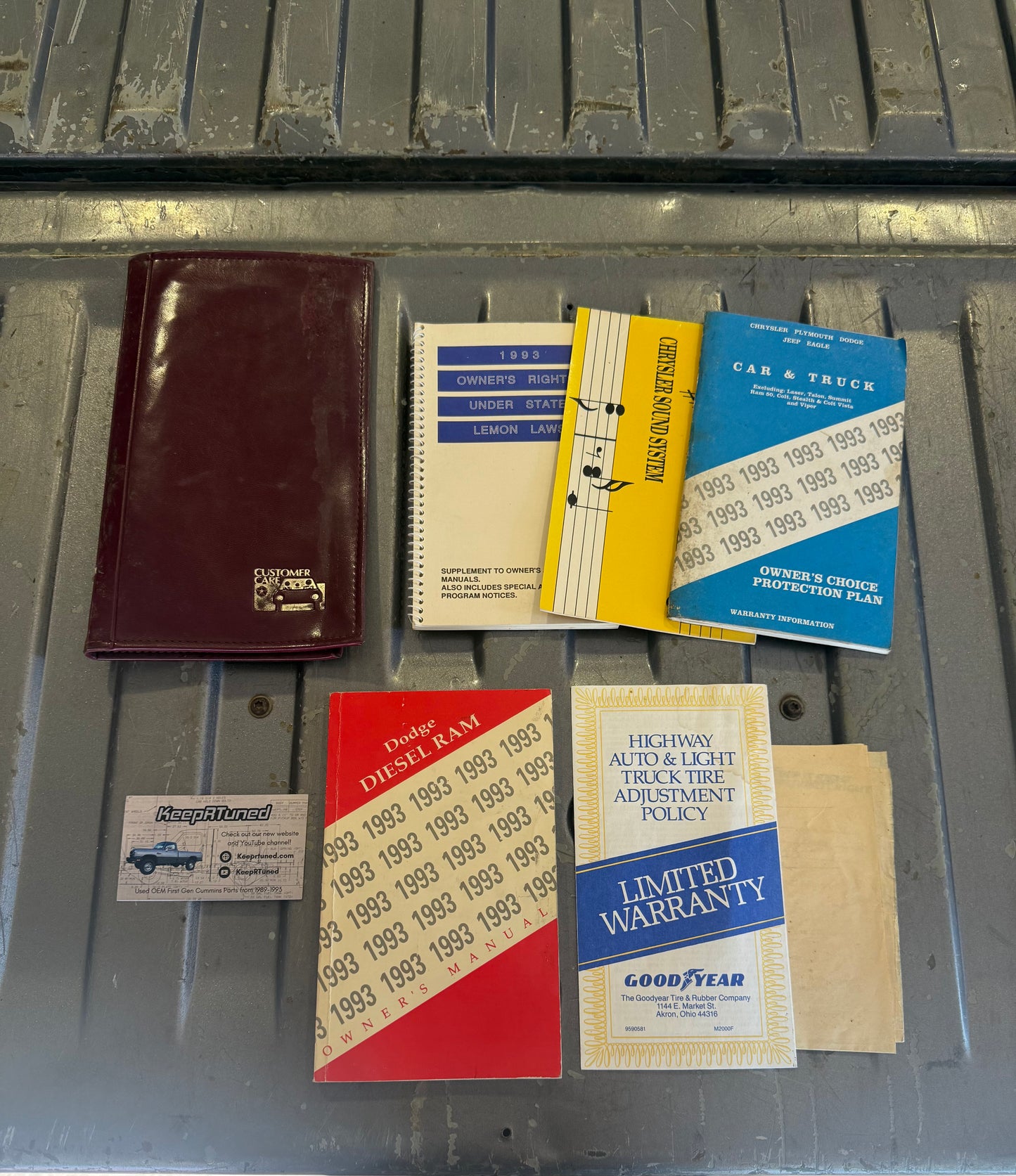 Owners Manual And Owners Packet 1993 1st Gen Cummins