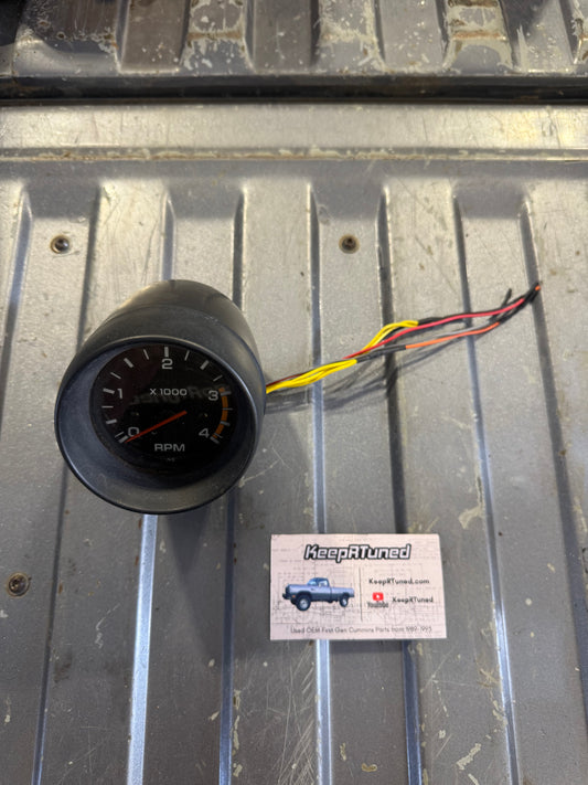 Factory Tachometer 89-93 Dodge Ram 1st Gen Cummins (for parts)