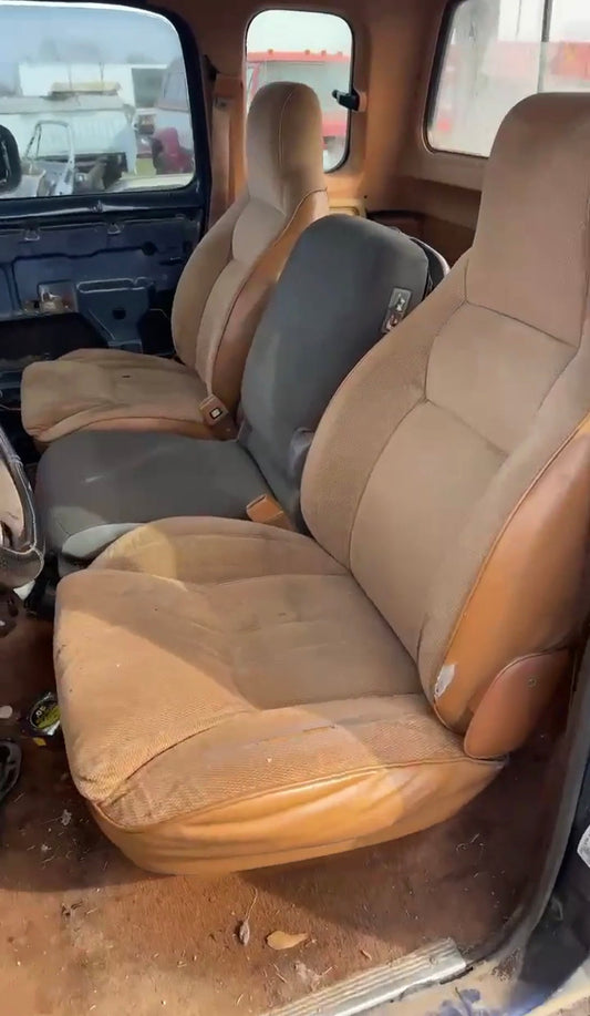 Spice Tan Bucket Seats Freight Shipped