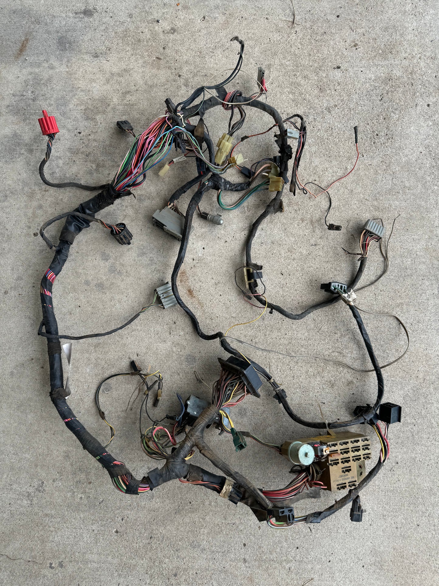 Dash Wiring Harness 89 Cummins D250