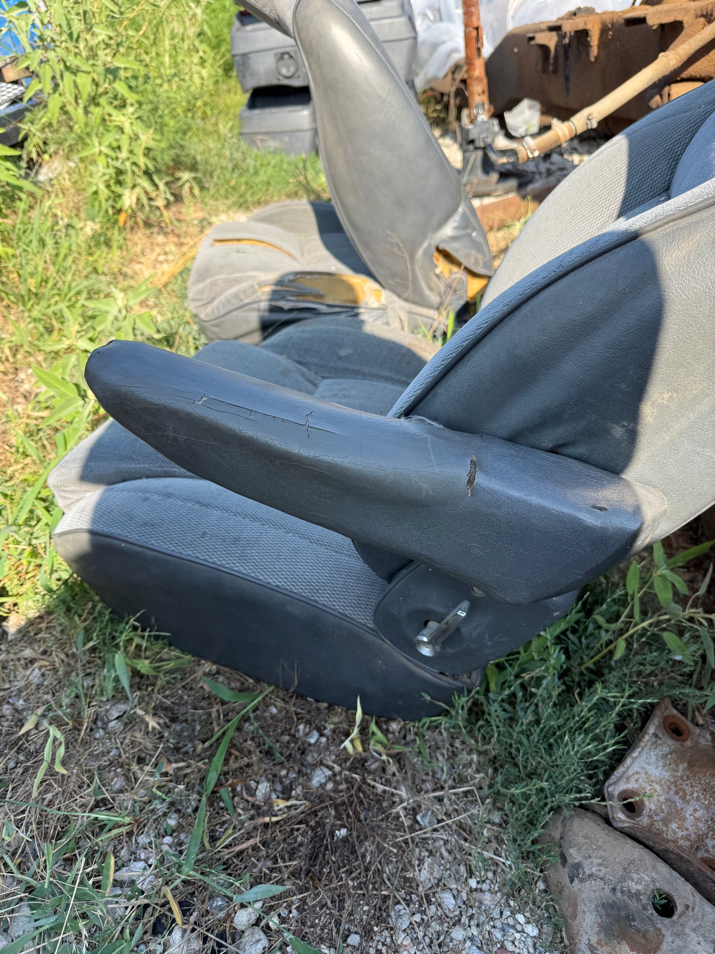 Bucket Seat Arm Rest Passenger Side Grey 92-93 Dodge Ram 1st Gen Cummins