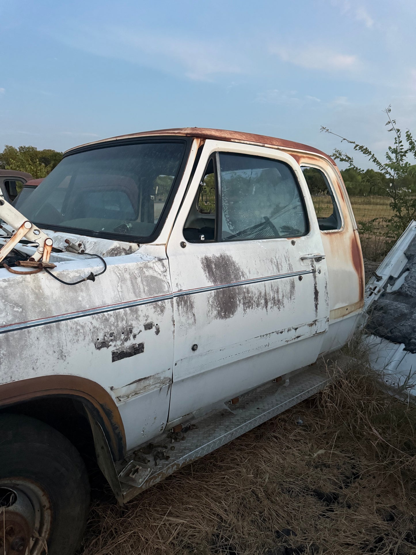 Club Cab White (bare cab) 1993 Dodge Ram 1st Gen Cummins Local Pickup
