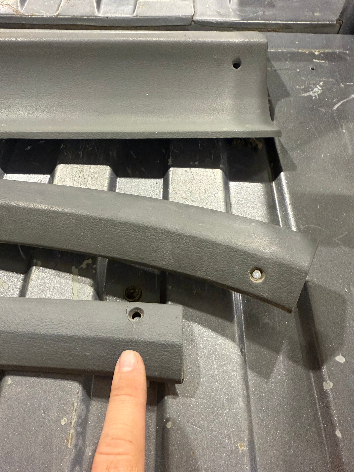 Grey Headliner Trim Bundle 81-93 Dodge Ram 1st Gen Cummins