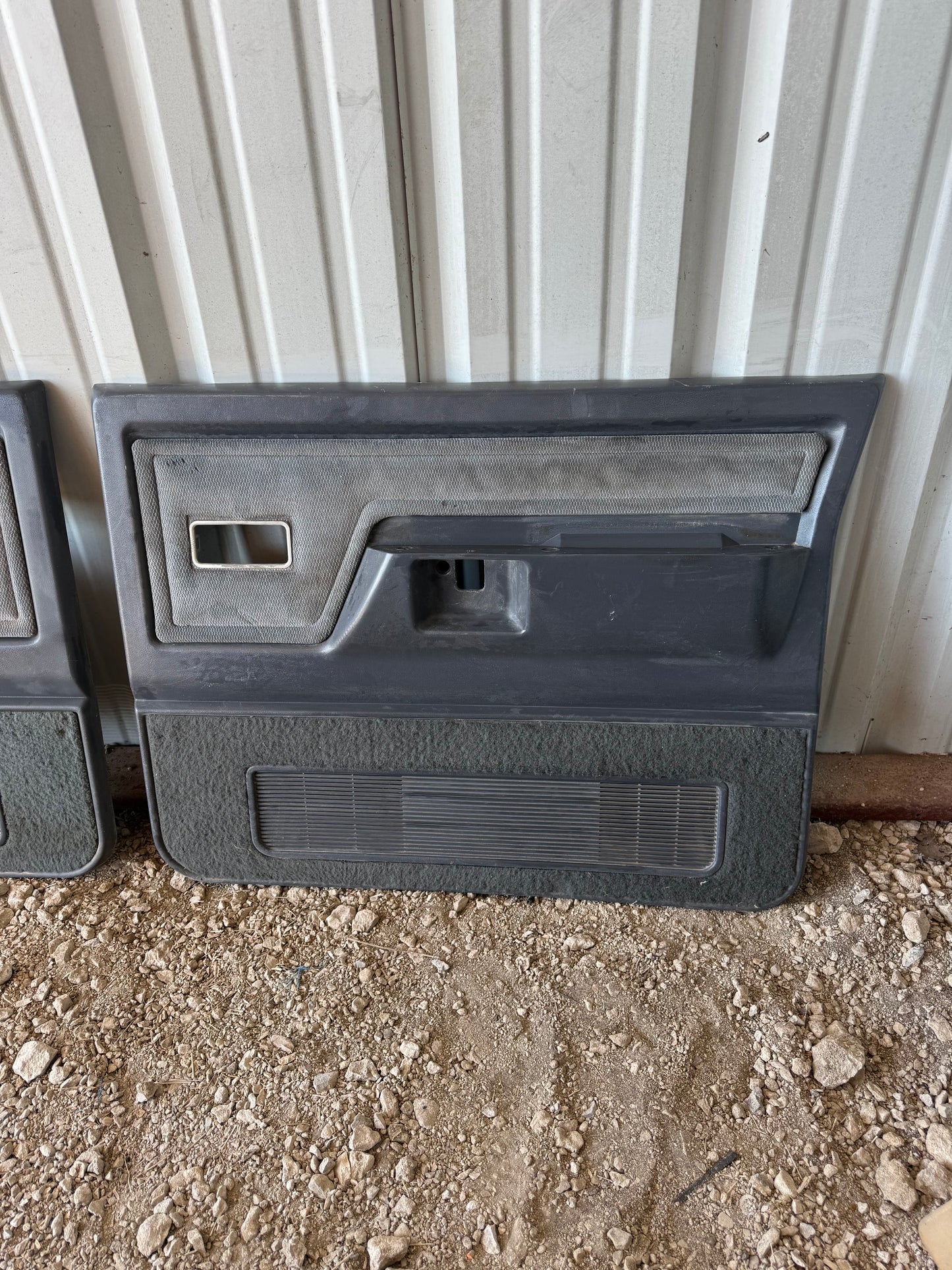 Door Panels Automatic Windows Grey Set 91-93 Dodge Ram