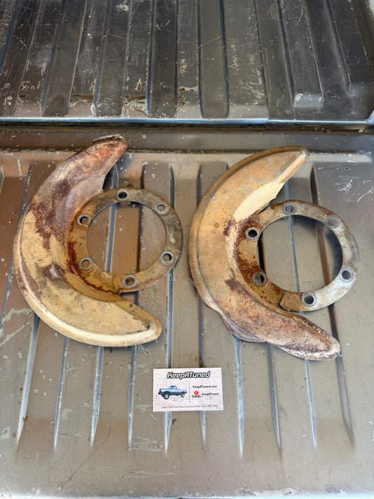 Dust Shield Rotor Rock Guards 4x4 Dana 60 Pair