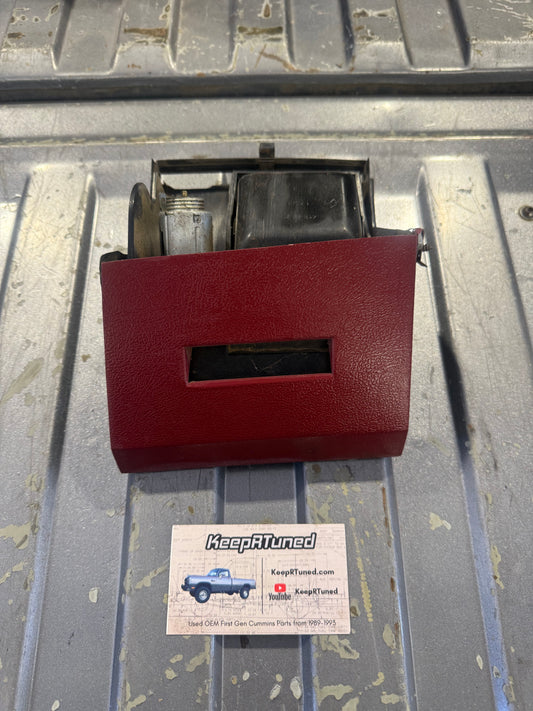 Trim - Ash Tray Cover (Red) + Ash Tray Assembly