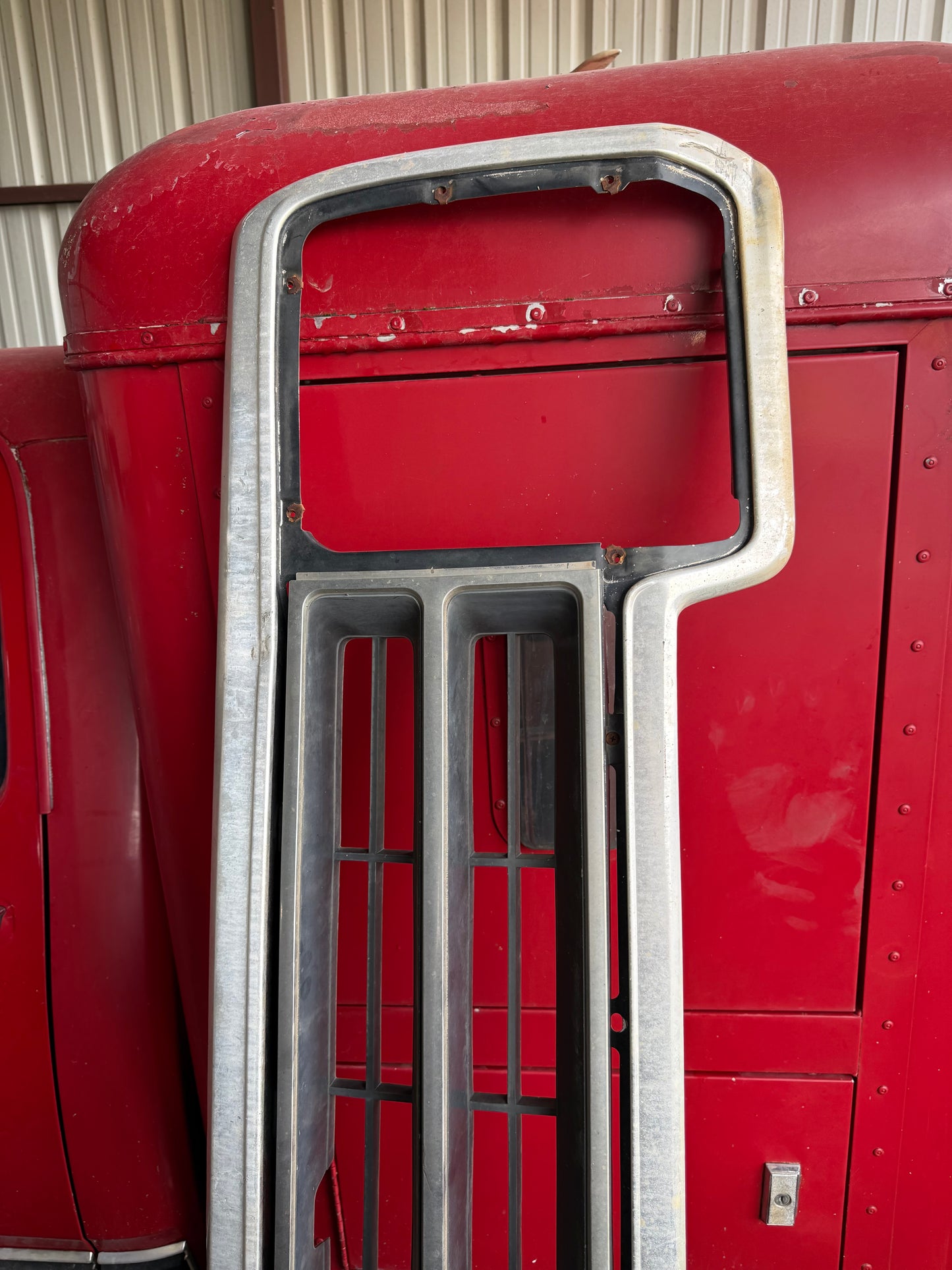 Grill With Insert Oem 1989 - 1990 Dodge Ram 1st Gen Cummins Grill Surround (Local pickup or contact us for a freight quote)