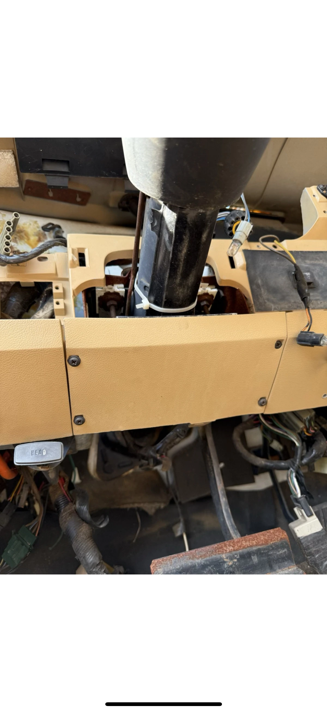 Fuse Box Cover Yellow