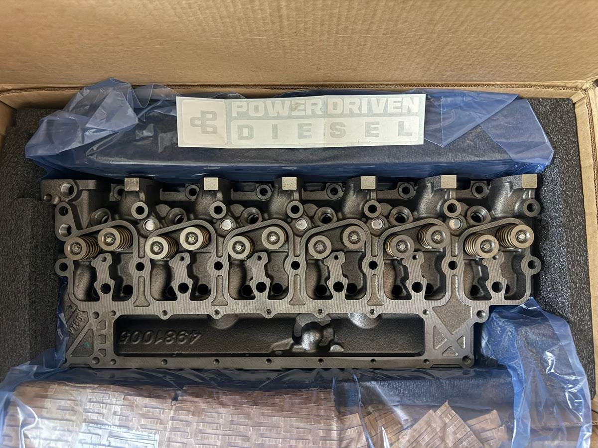 Power Driven Diesel Stock 12 Valve Head 1st Gen Cummins New In Box 89-93 First Gen Cummins