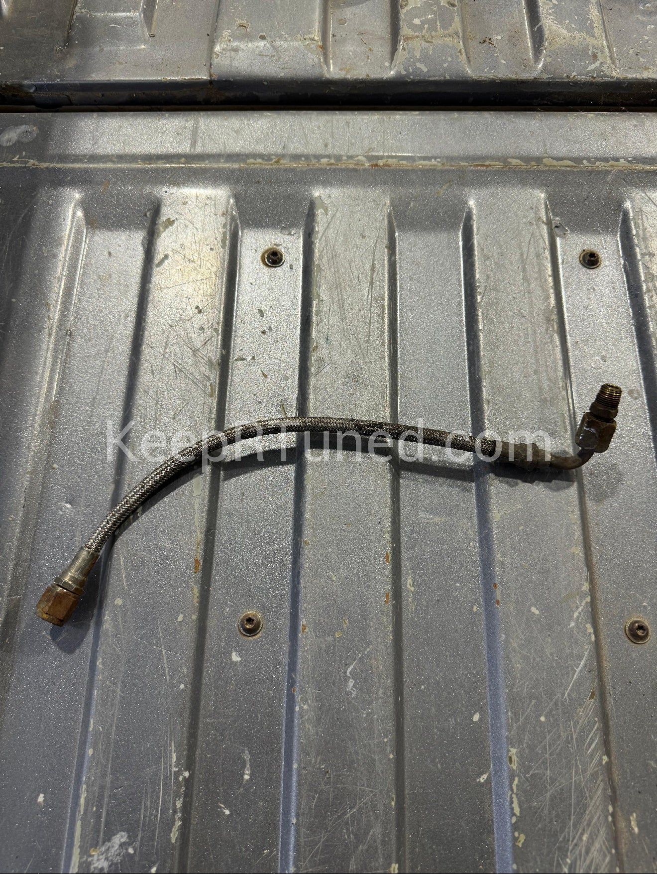 Power Steering / Vacuum Oil Feed Fill Line 91.5-93 Dodge Ram 1st Gen Cummins