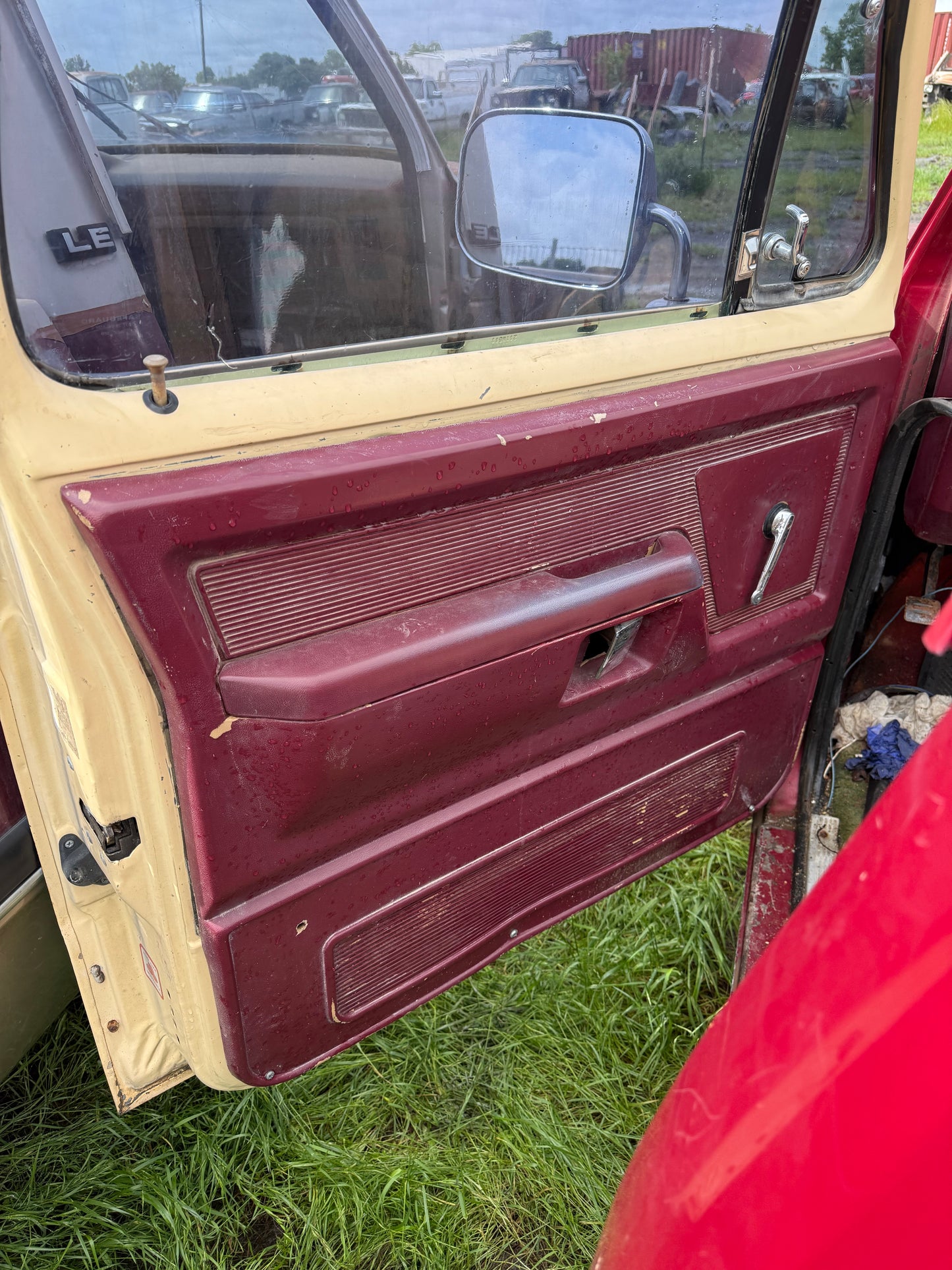 Manual Door Panel Set Red