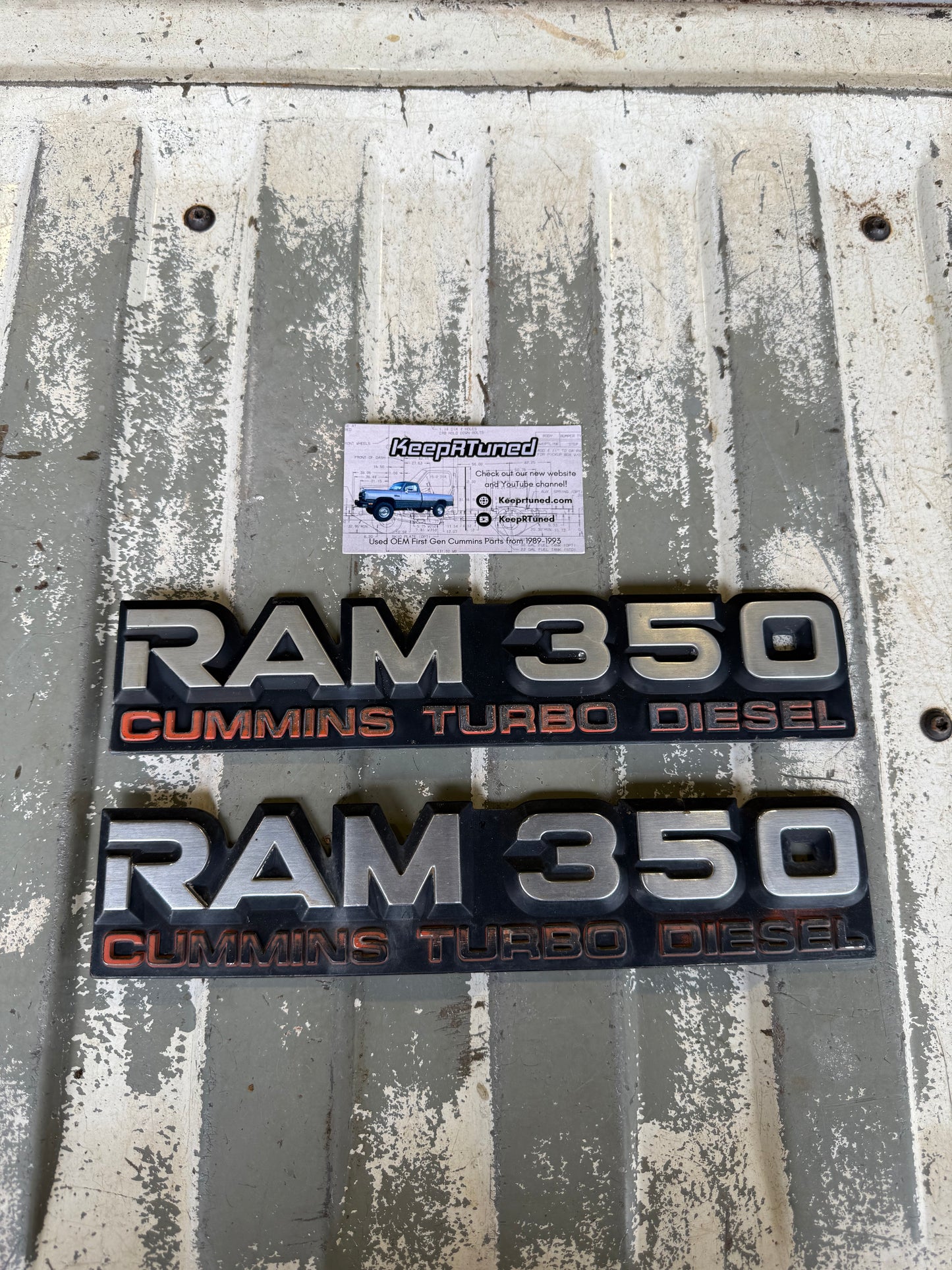 Emblems Ram 350 D350 Emblem Pair