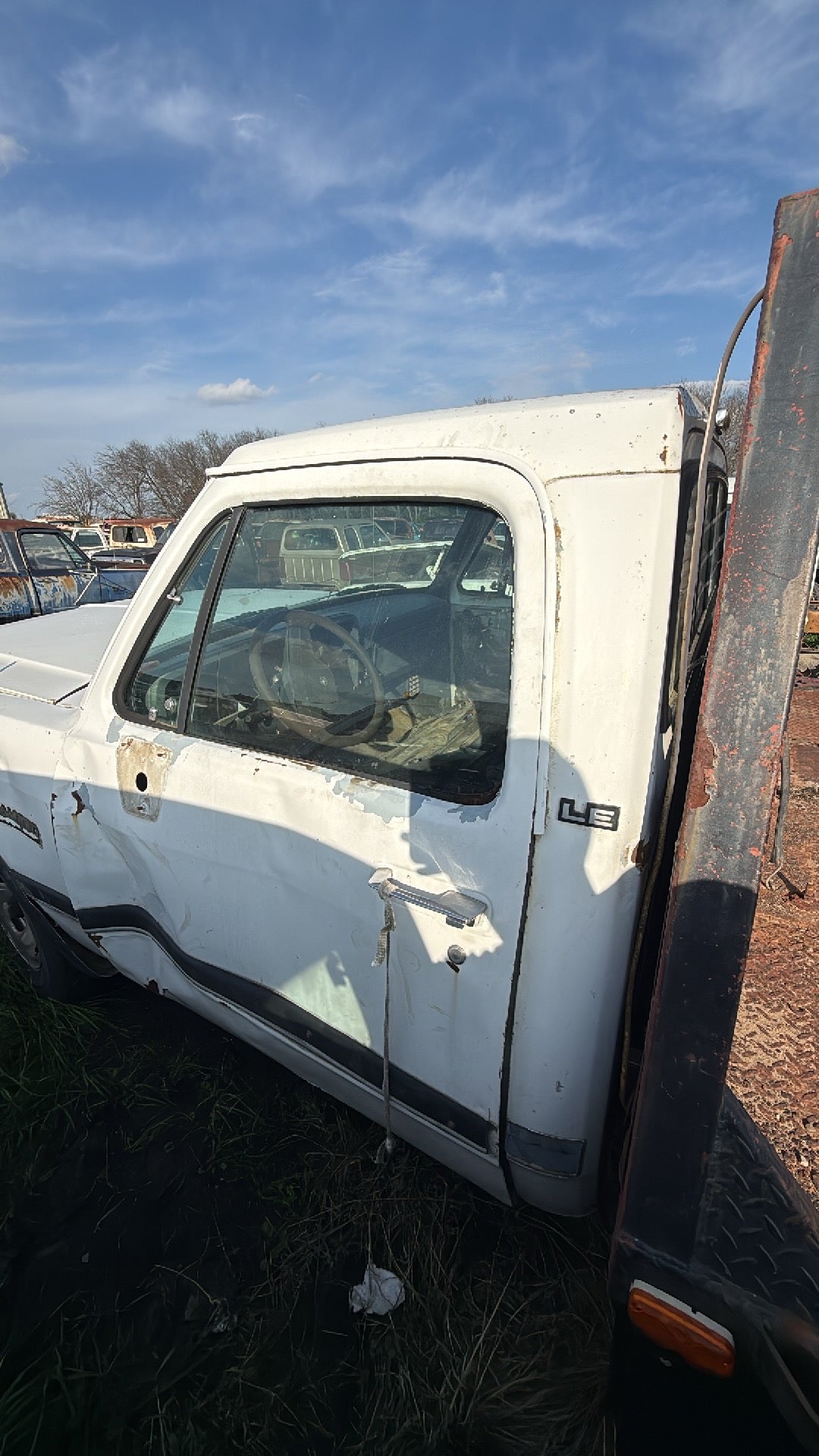 Single Cab White Truck Cab 1991 First Gen Cummins Dodge Ram Local Pickup