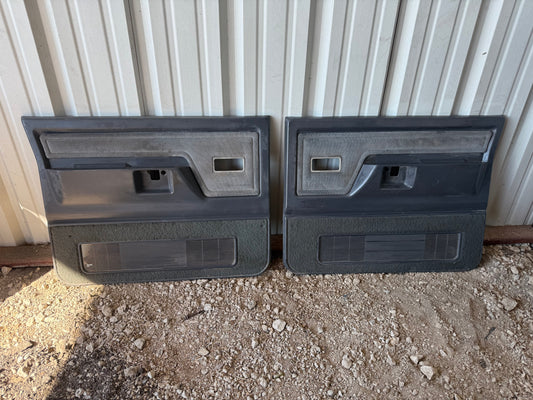 Door Panels Automatic Windows Grey Set 91-93 Dodge Ram