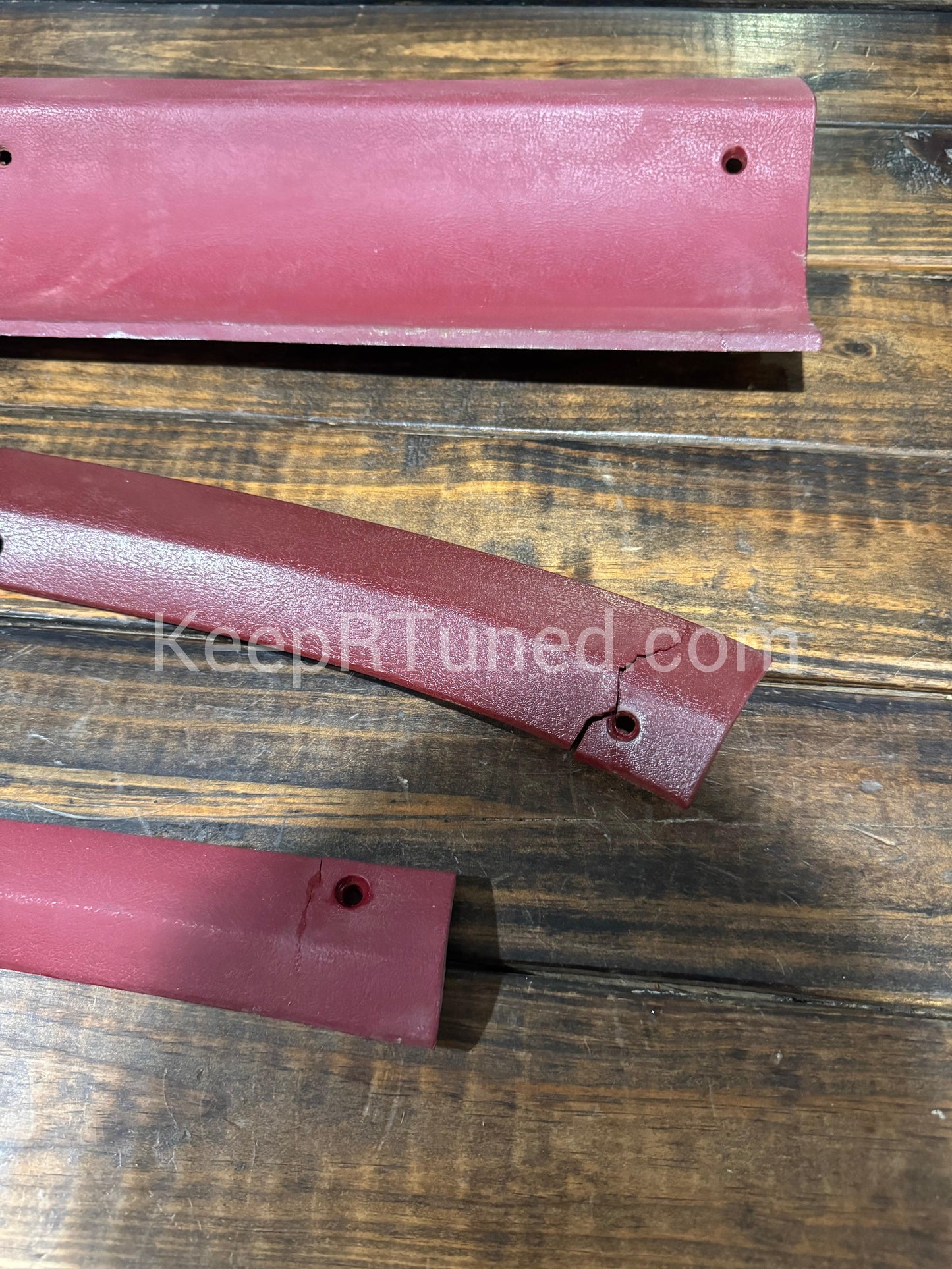 Red Headliner Trim Bundle 81-93 Dodge Ram 1st Gen Cummins