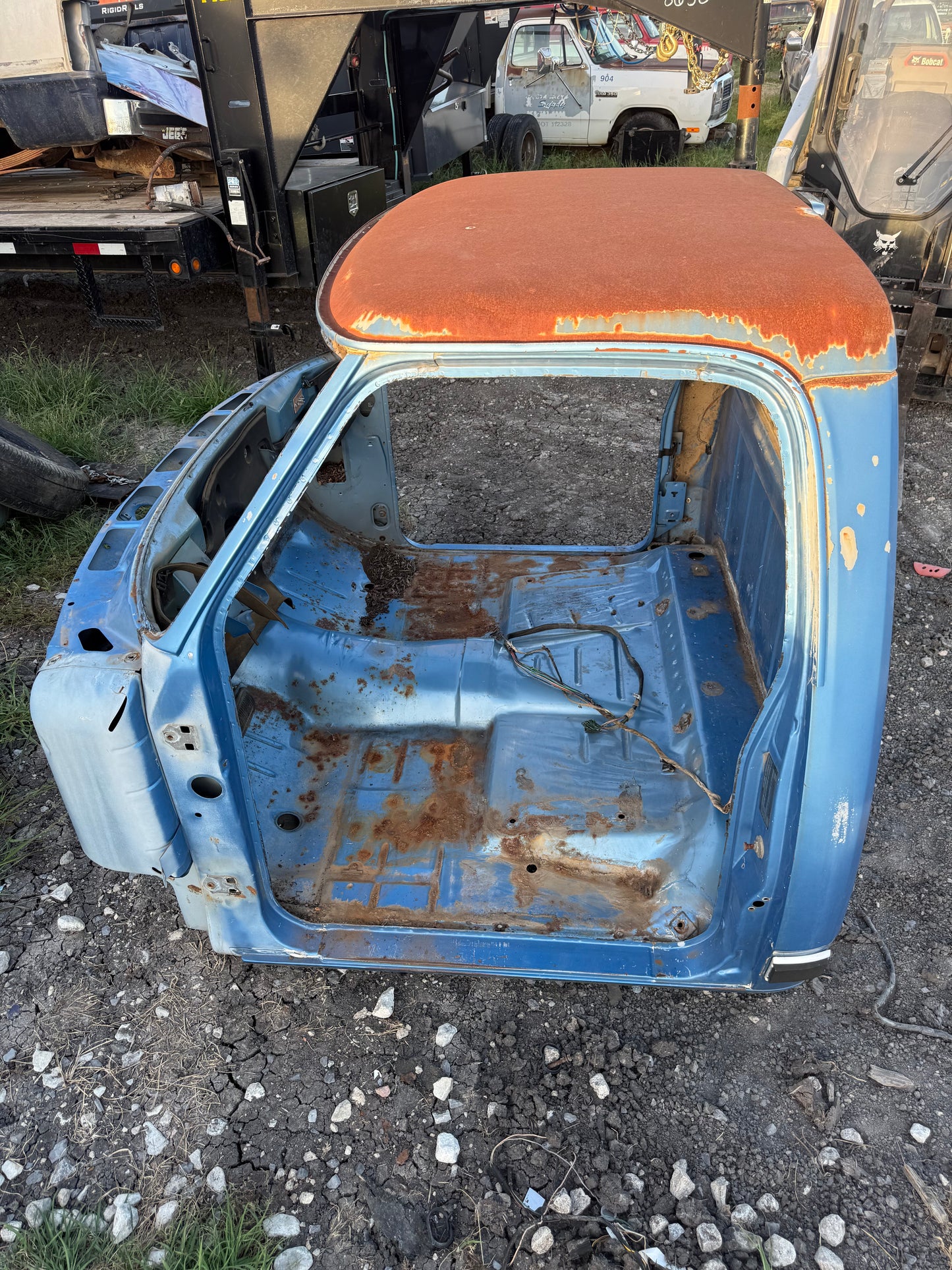 Single Cab Blue Truck Cab 1990 First Gen Cummins Dodge Ram Local Pickup