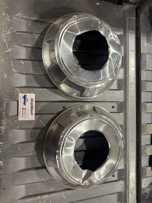 Dog Dish Hubcaps For 4x4 W250 Dana 60 89-93 Dodge Ram 1st Gen Cummins