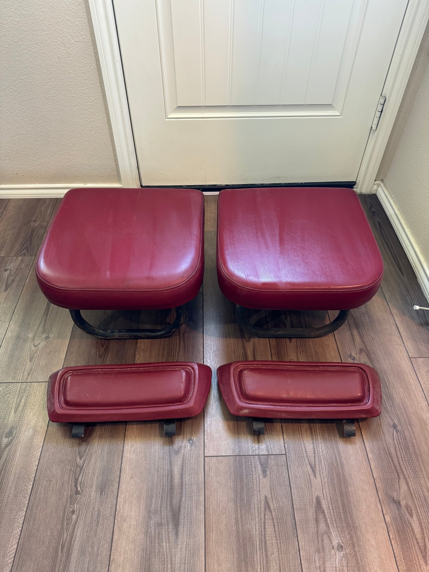 Club Cab Rear Jump Seats Red