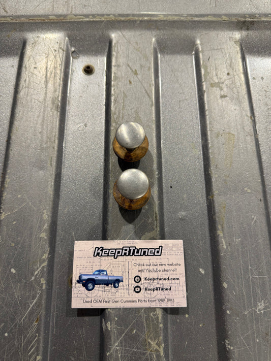 Front Bumper Bolts Chrome (Pair of 2)