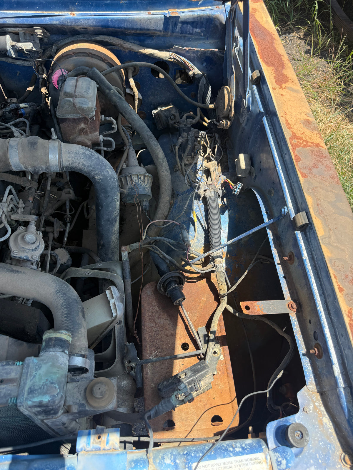 Under Hood Engine Bay Harness 1991 Cummins Intercooled