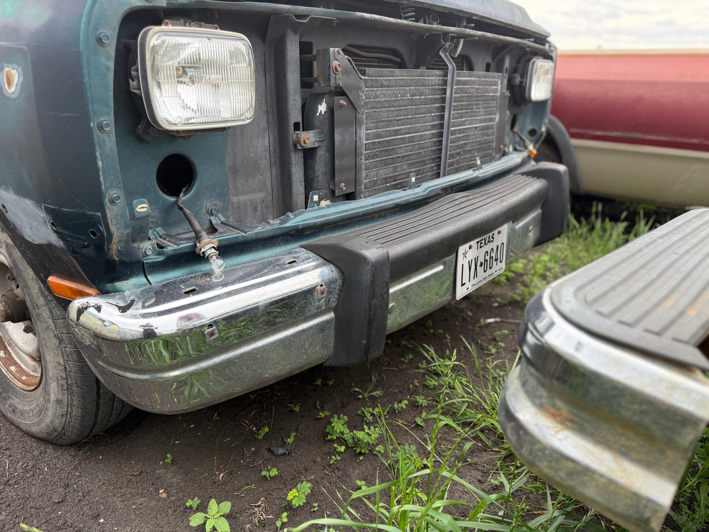 Front Bumper Step Pad LE 91-93 Dodge Ram 1st Gen Cummins (Local pickup or extra for freight)