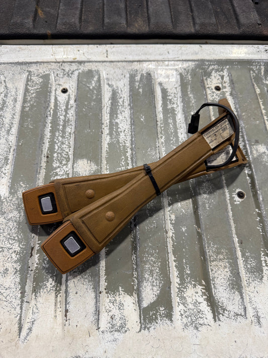 Club Cab Bucket Seat Belt Seatbelts (Spice Tan) 92-93 Dodge Ram 1st Gen Cummins