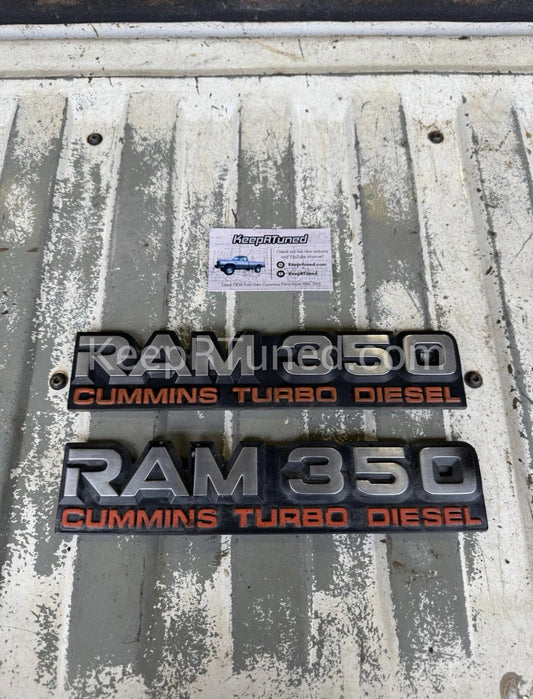 Emblems Ram 350 D350 Emblem Pair